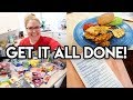 🤩 WEEKEND PREP! 🛒 $130 ALDI HAUL ✨ CLEAN WITH ME 🍔 COOK WITH ME