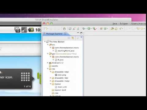 Android Application Development Tutorial   11   Adding Resources and Setting Background