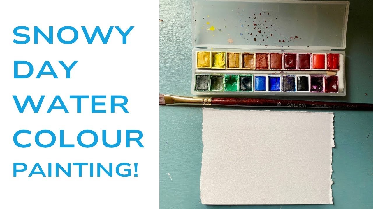 Watercolour Painting Vibrant Colours Inspired by the City