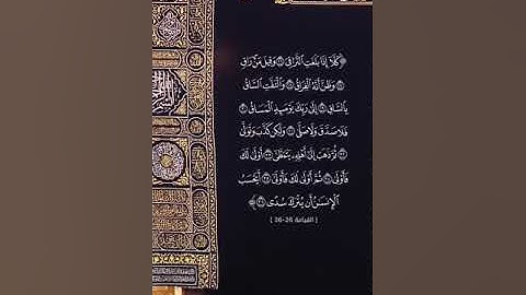 أواخر سورة القيامة | من صلاة التراويح