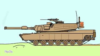 M1A2 Abrams animation