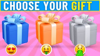 Choose Your Gift Box  | 3 gift box challenge | Blue, Orange & Gray