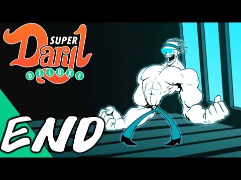 Super Daryl Deluxe Final Boss & ENDING - Walkthrough Gameplay (PC) (No Commentary)
