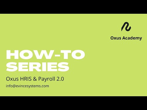 Oxus HRIS & Payroll: Login