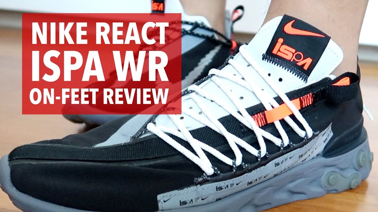 how to tie nike ispa react