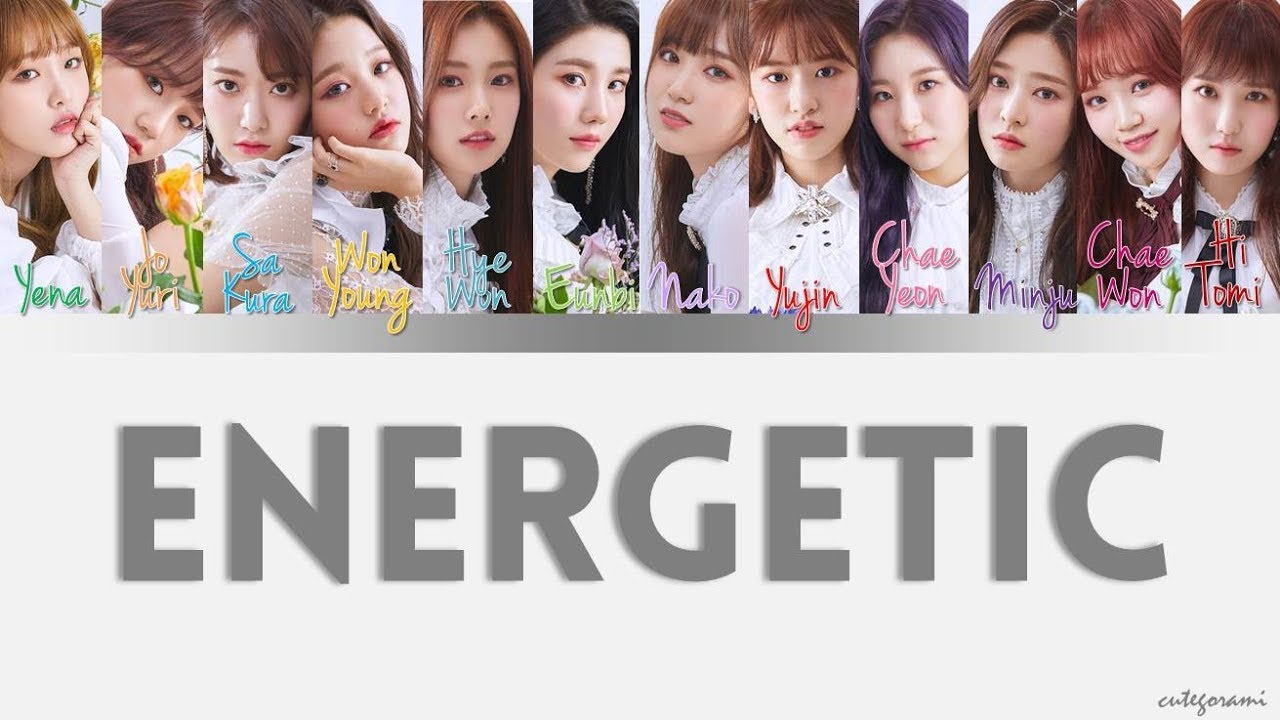 IZ*ONE (아이즈원) - 에너제틱 (Energetic) (Color Coded Lyrics) [HAN/ROM/ENG]