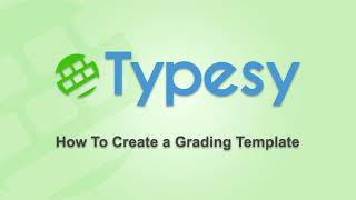 Teaching with Typesy: How to create grading templates