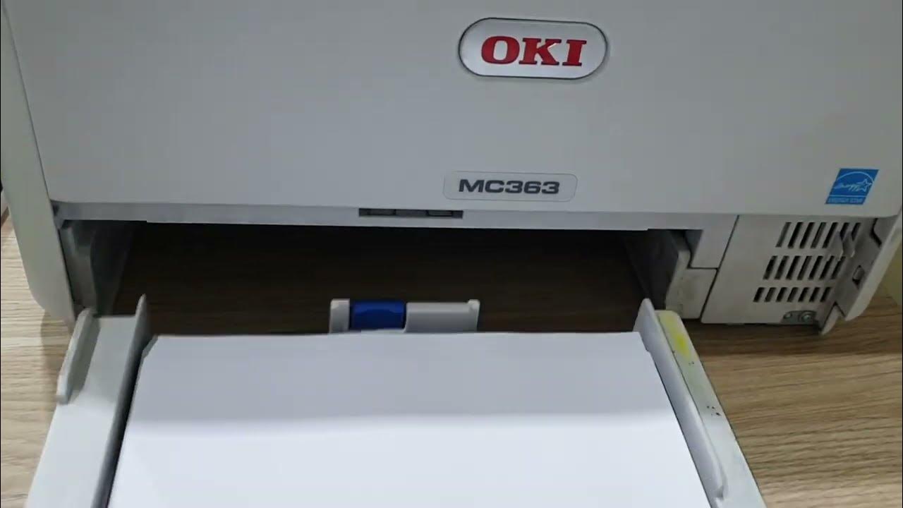 OKI printer Paper Jamming YouTube