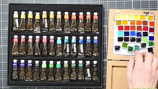 Totally worth It! NEW Paul Rubens 4th Generation Watercolors 36 Set Unboxing & Review