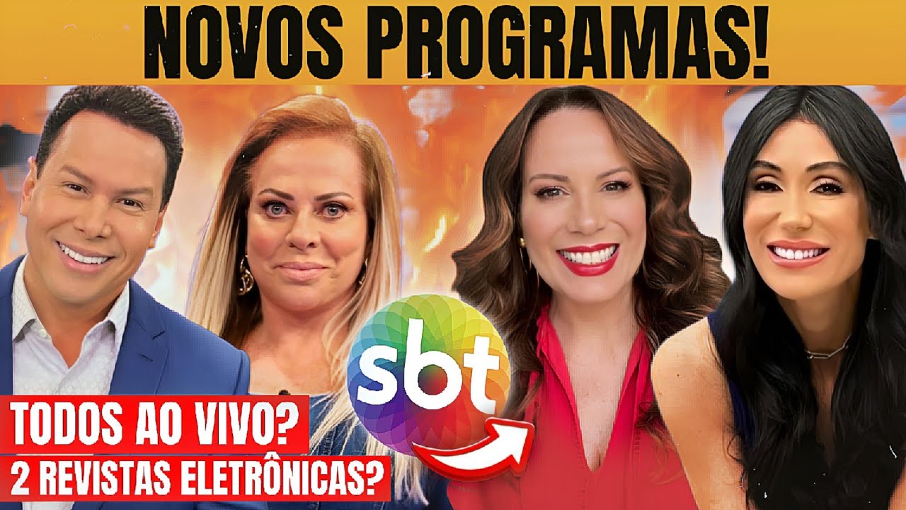 Sbt Programas 🔴 SBT vai PRIORIZAR AO VIVO com NOVOS PROGRAMAS! - YouTube