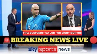 Fifa Explodes Anthony Taylor Slapped With 8-Month Ban After Robbing Manchester United Vs Brighton