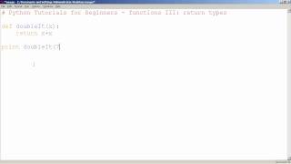 Python Tutorial for Beginners - Functions 3 Return Types Net Worth