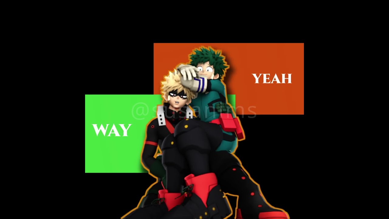 Bakugou And Todoroki Fighting For Deku Susanims Mha Bnha Animation