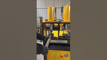 Round Pipe End Hydraulic Notching Machine Pipe Slot Punching Machine Pipe Notcher