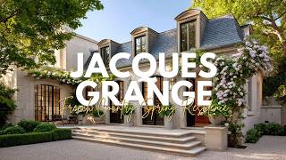 French Country Spring Residence inspired by Jacques Grange timeless prestige