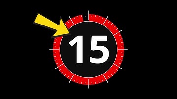 Amazing 15 SECONDS Animated Timer For Editing Videos