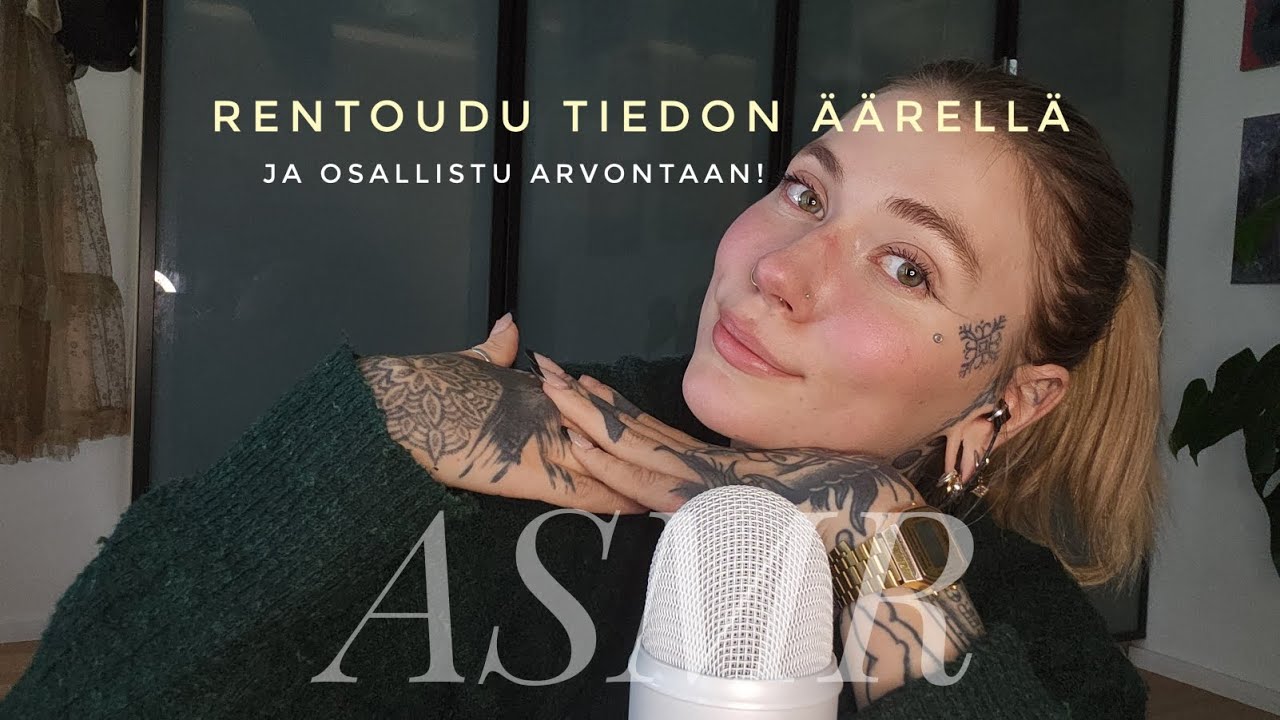 Kiinnostaako sua syvempi itsetuntemus ja tasapainoisempi hermosto? MUA AINAKI + arvonta! ASMR Suomi 