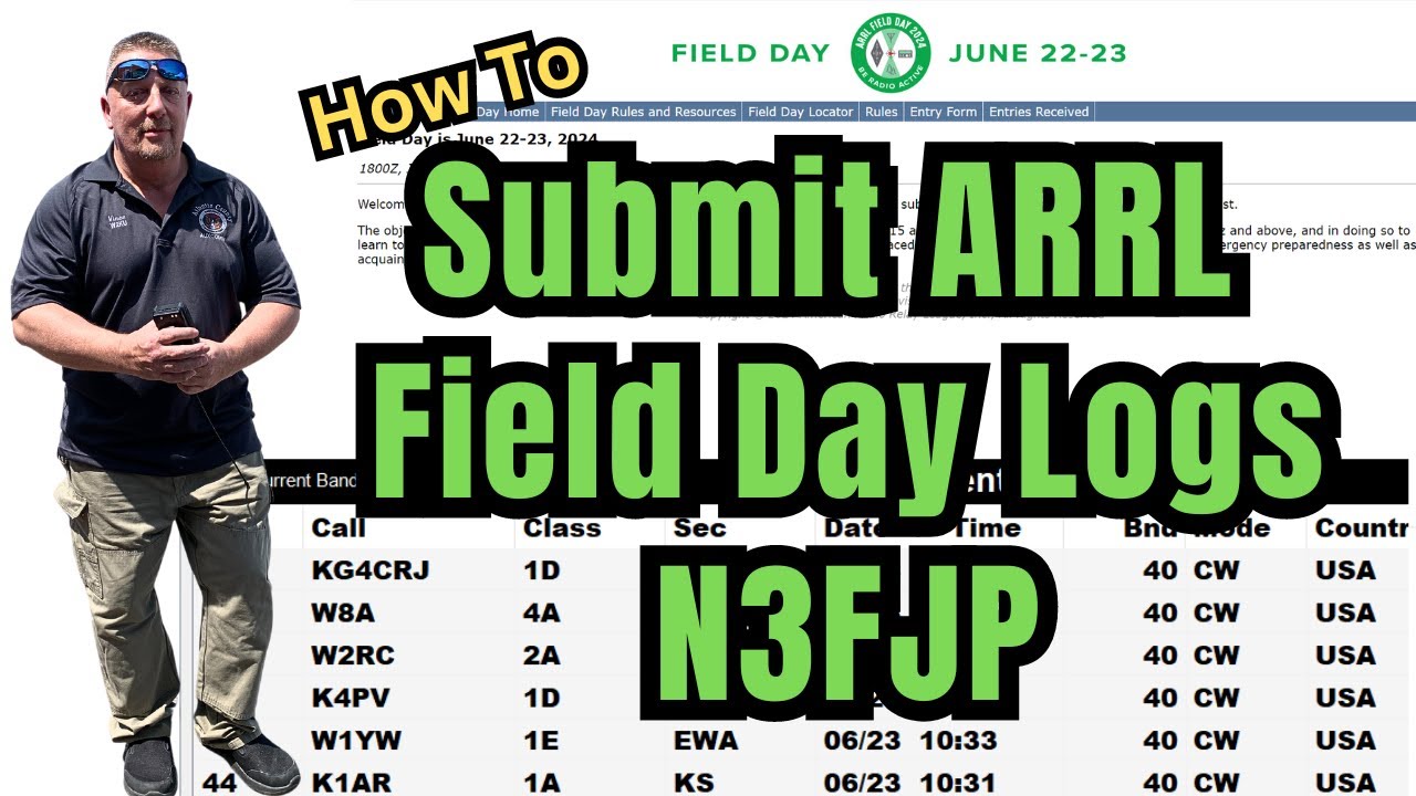HOW TO SUBMIT ARRL FIELD DAY RESULTS / N3FJP FIELD DAY SUBMISSION
