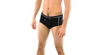 Calvin Klein Colorblock Trunk Lycra Brief | SwimOutlet.com