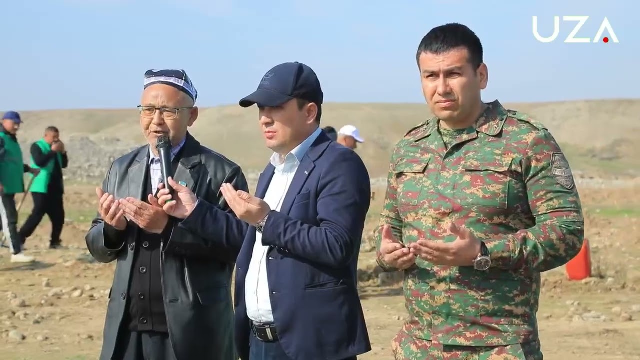 Toshloq tumani, Yuqori qishloq MFY, Qal’acha qishlog‘idagi ko‘chatlari ekish uchun tayyorlandi.