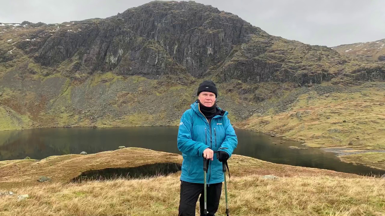 Wild Camp at Pavey Ark & Stickle Tarn, aerial footage incl