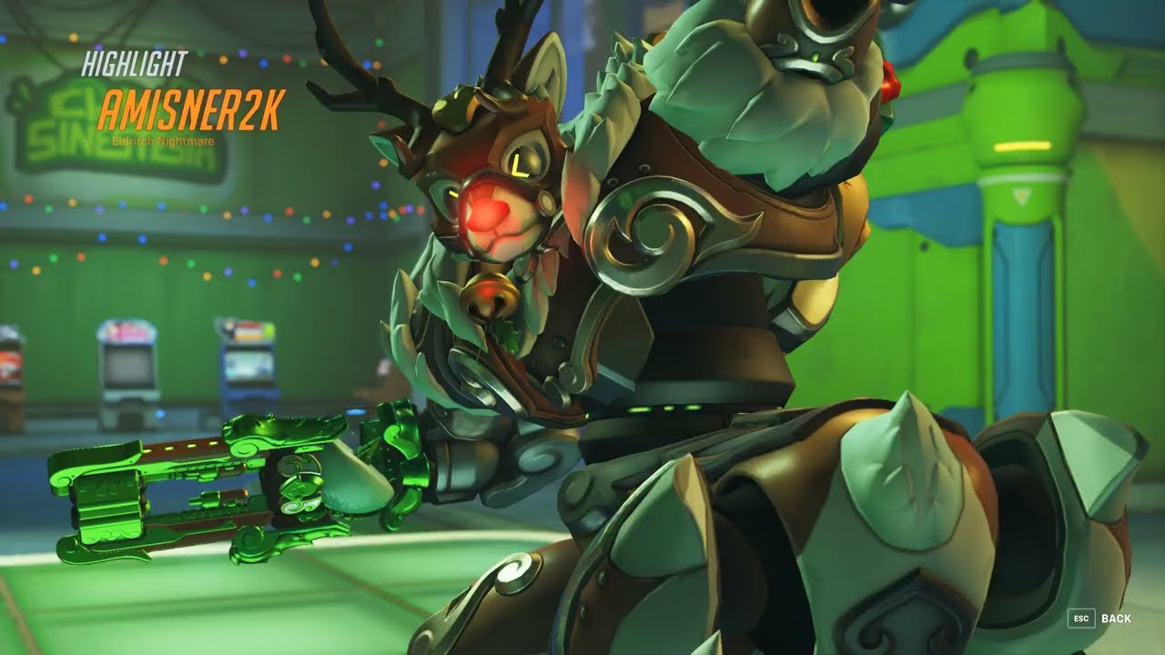 Reindeer Orisa Battles a Hog and a Brig
