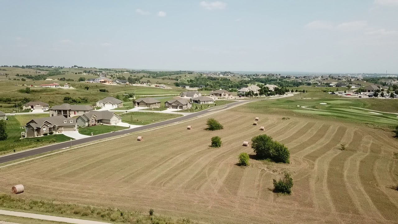 Aerial View of The Pinehurst Villas Development in Manhattan, KS