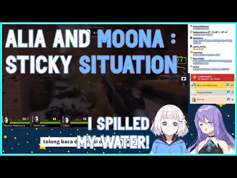 [Hololive ID/MAHAPANCA] Alia and Moona In A Sticky-Sticky Situation [ENG SUB]