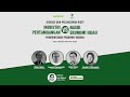 Diskusi dan Peluncuran Riset Industri Pertambangan vs Ekonomi Hijau