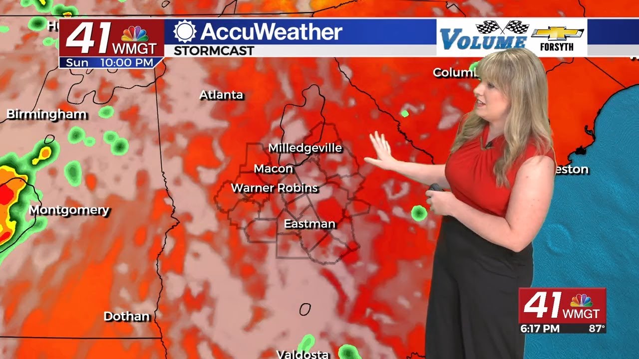 Scattered storms and highs in the 90s return for the weekend - YouTube