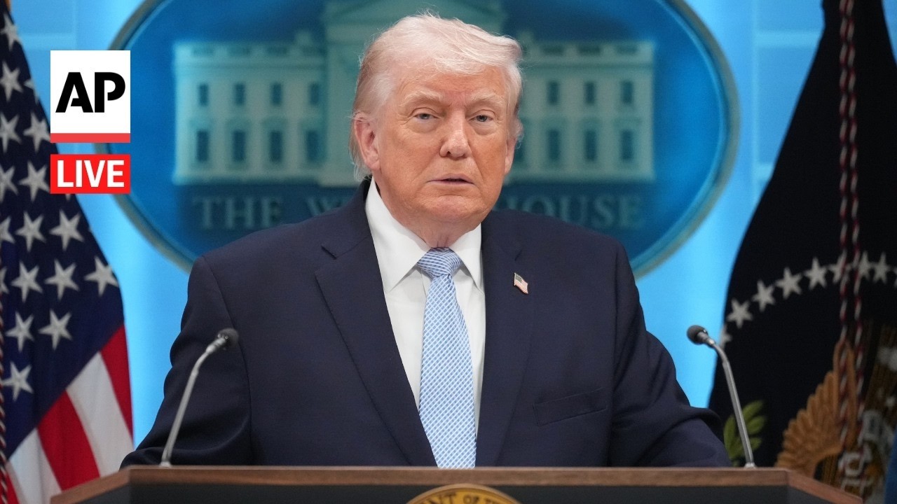 LIVE: Trump holds a press conference on the Iran war - YouTube