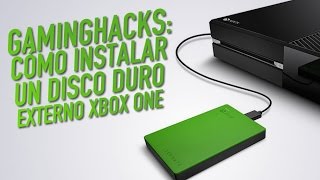 Litoral Lesionarse Disco Gaming Hacks: Cómo instalar un disco duro externo Xbox One - YouTube