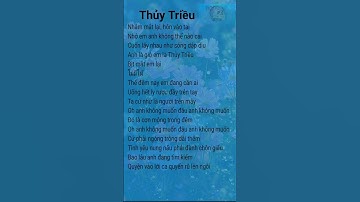 Thumbnail of Thuỷ Triều - Quang HùngMasterD #music #lyricvideo