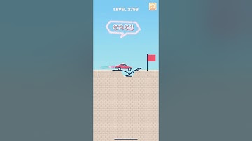 Draw bridge puzzle game level 2756 #drawing #game #Shorts