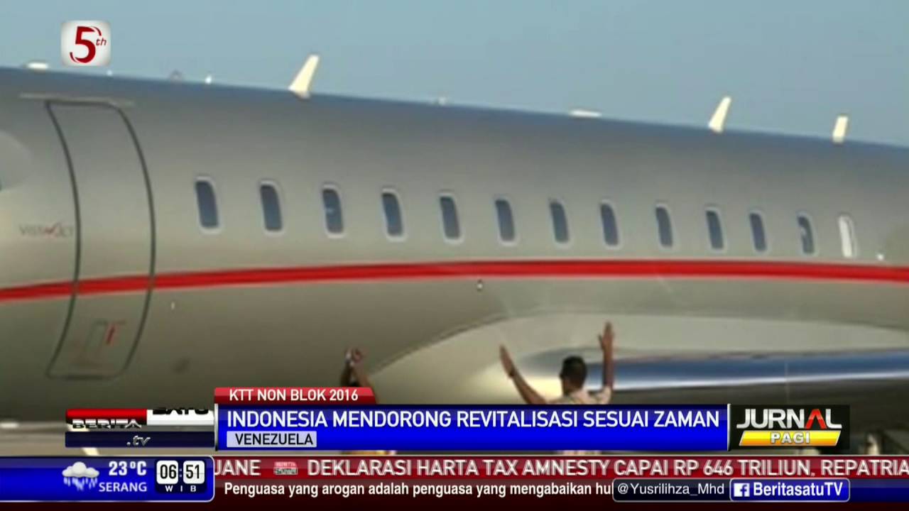 JK Hadiri KTT Gerakan Nonblok di Venezuela