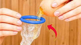 Once You Know This Trick, Just Pour an Egg Into a Condom!