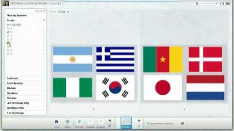 FIFA World Cup 2010 in Microsoft Live Labs Pivot