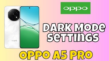Oppo A5 Pro Dark Mode Settings || Oppo A5 Pro Dark Theme
