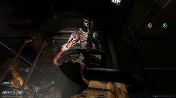 Doom 3 (BFG Edition) - Zombie Commando (tentacle) AI glitch