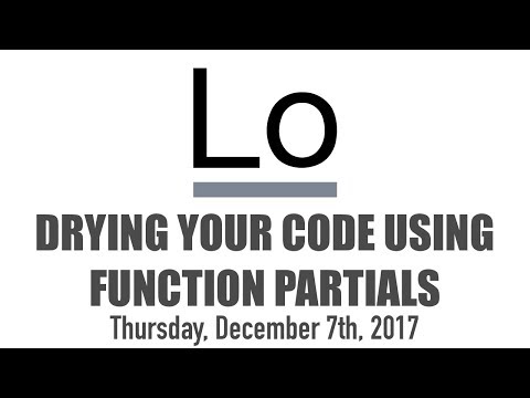 DRYing Your Code Using Function Partials