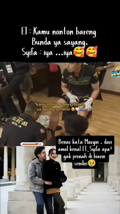 Bener² gak prnah dibiarin sendiri 🥺🥰#seputarartis #elrumi #syifahadju #elrumidansyifahadju #fypshort