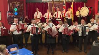 Knockloughrim Accordion Band @ Liverpool Provincial Club 2024