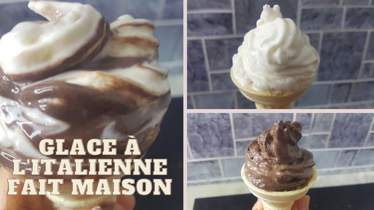 Glace Italienne Sans Machine | Fait Maison | Chocolat et Vanille