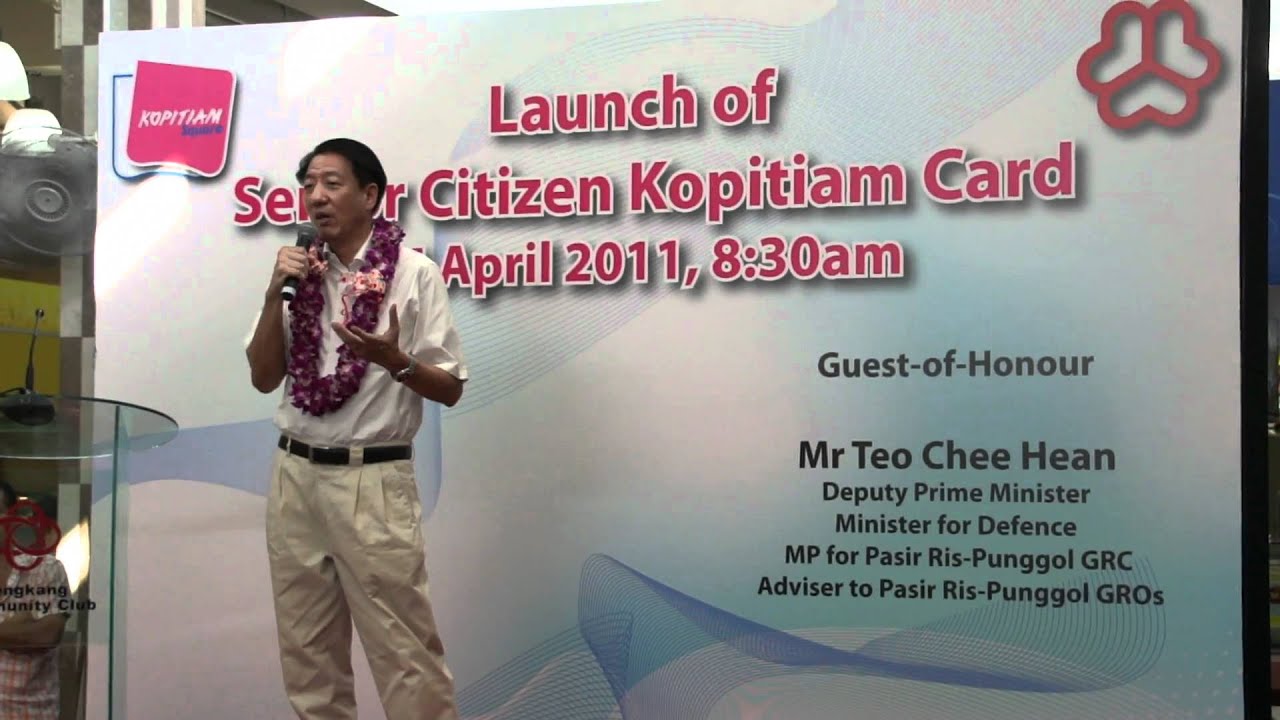 DPM Teo Speech on the Launch of Senior Citizen Kopitiam ...