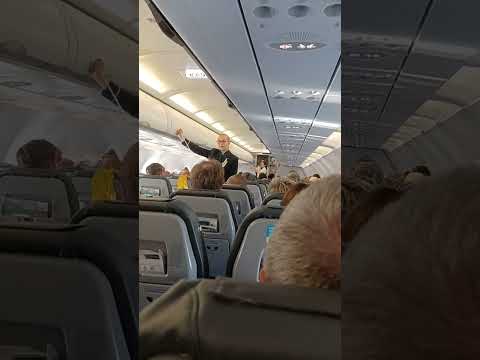 #Condor #funnyflightattendant #pleasantandfunnyflight