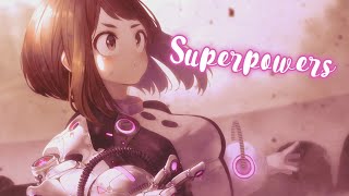 Nightcore - Superpowers || Lyrics