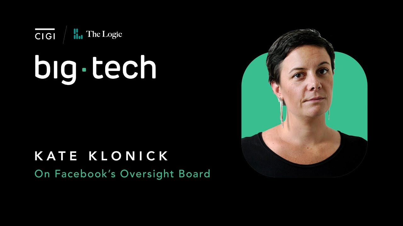 Big Tech - S1E02 Kate Klonick on Facebook's Oversight YouTube