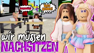 ISY und SANDY müssen NACHSITZEN ⏰ in BROOKHAVEN 🏡 Roblox Roleplay Story RP DEUTSCH