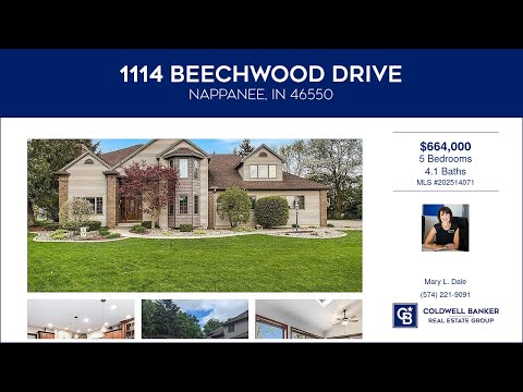 1114 Beechwood Drive, Nappanee, IN home video tour