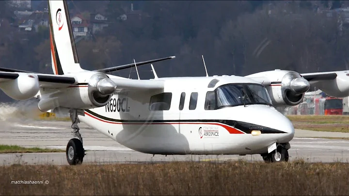 RARE! Rockwell 690A Turbo Commander Take-Off - GRE...